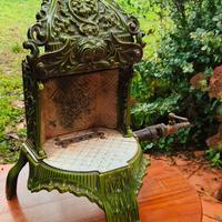 Antica stufa in miniatura