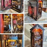 Booknook “Magic Coffee Shop” – Miniatura con luci 