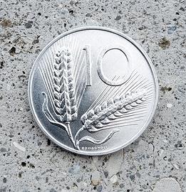 moneta da 10 lire - spiga del 1982