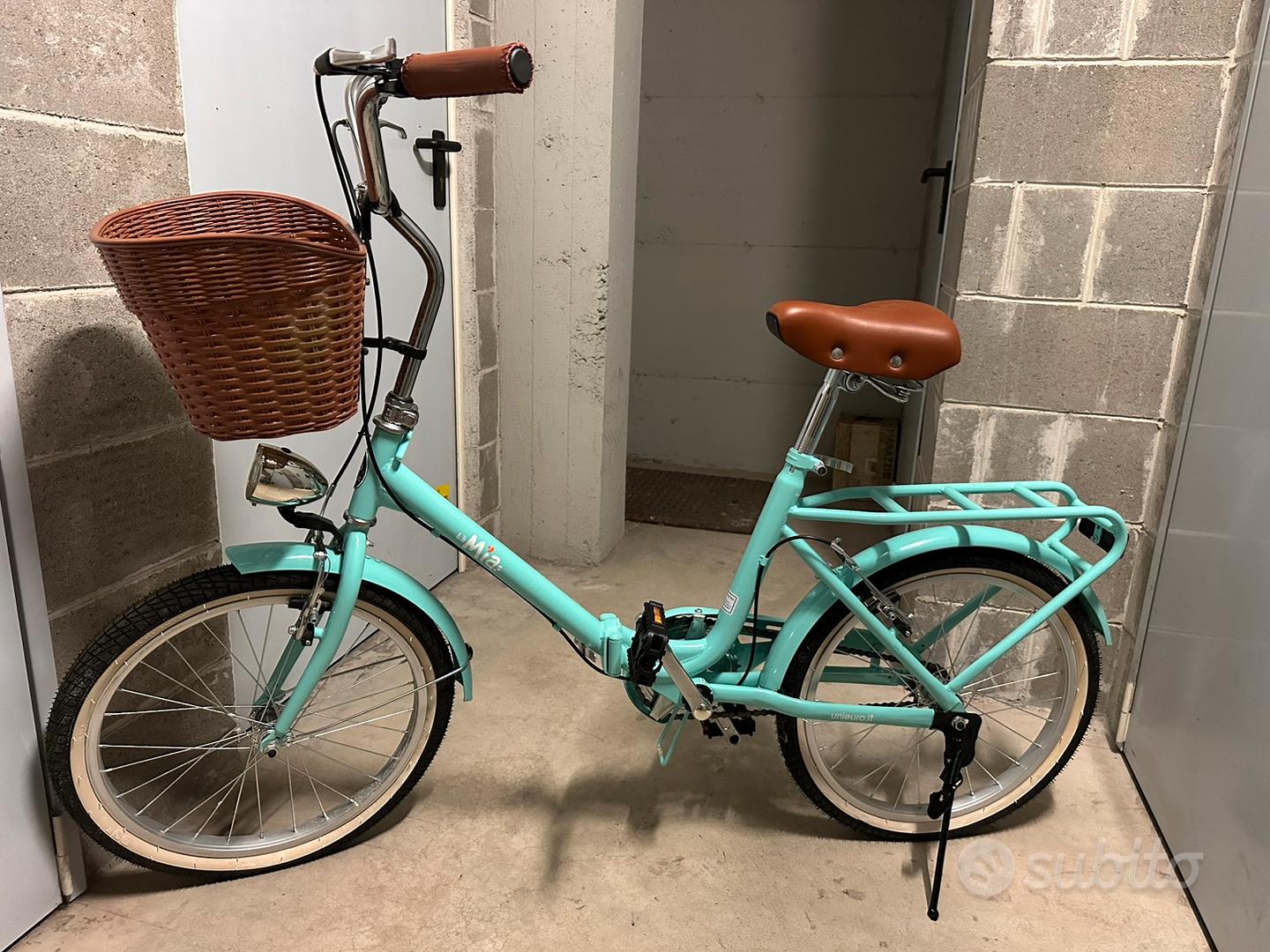 Bicycle Bebikes La Mia Turchese Bicicletta Nuova Mai Usata