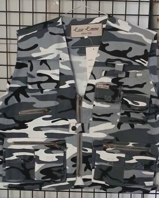 Gilet ragazzo mimetico 