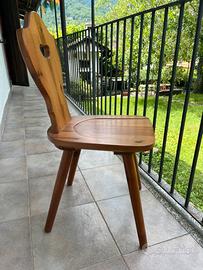 Tavolo e sedie da montagna