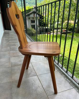 Tavolo e sedie da montagna