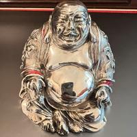 Buddha della Felicità (Hotei) in Argento