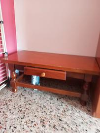 tavolino da caffè con cassetto portaoggetti 