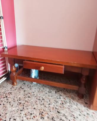 tavolino da caffè con cassetto portaoggetti 