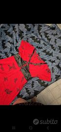 vestito teschi rosso