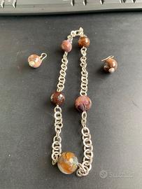 Collana e orecchini