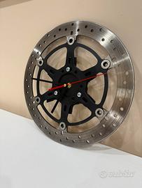 Orologio artigianale con dico freno originale moto