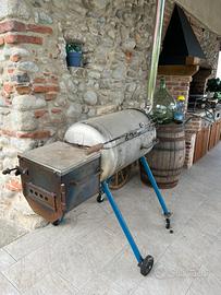 BBQ barbecue artigianale inox