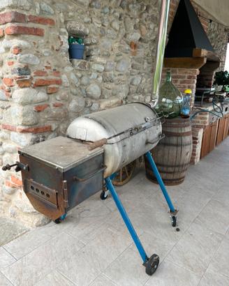 BBQ barbecue artigianale inox