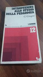 G. Giugni INTRODUZIONE ALLO STUDIO DELLA PEDAGOGIA