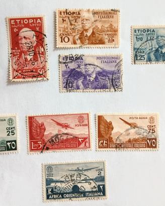 Colonie italiane- Etiopia e Africa orientale 