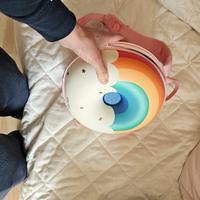 Zaino bambina arcobaleno a ciambella