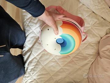 Zaino bambina arcobaleno a ciambella