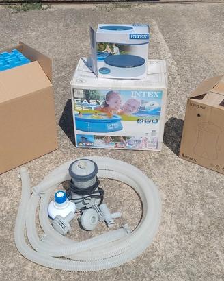 Set Piscina Fuoriterra Intex Easy Set (305x76 cm)