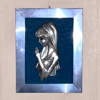 Quadro testata letto con immagine Madonna