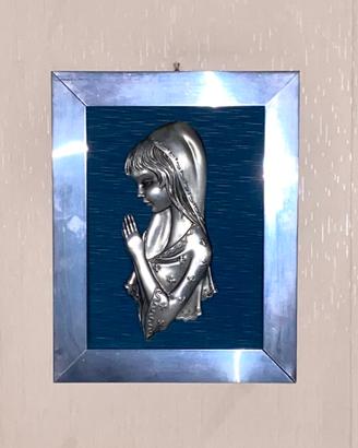 Quadro testata letto con immagine Madonna