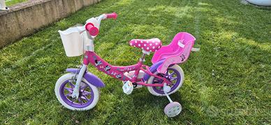 Bici bambina 12" Minnie - come nuova