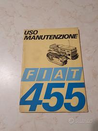 Libretto uso/manutenzione Trattore Fiat 455