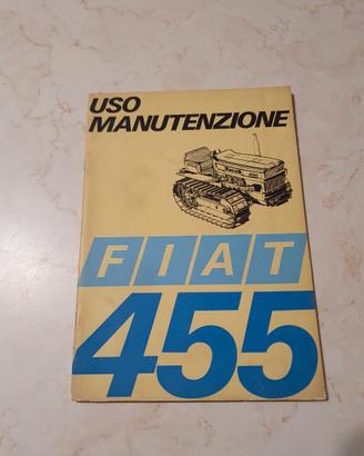 Libretto uso/manutenzione Trattore Fiat 455