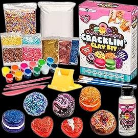 Gioco bimbi Kit Argilla Modellabile Cracklin' Clay