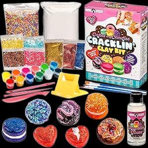 Gioco bimbi Kit Argilla Modellabile Cracklin' Clay