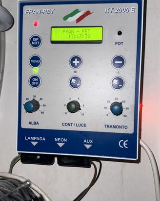 programmatore luce per uccelli