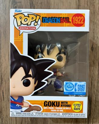 Funko pop goku with nyoibo dragonball