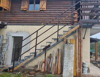 scala in  metallo antincendio