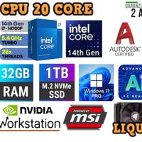 PC i7-14700 32GB RAM DDR5 NVIDIA QUADRO ADA 16GB