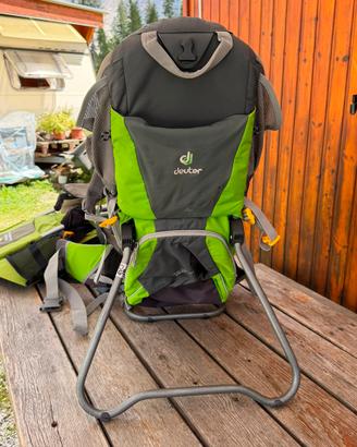 Due zaini trekking porta bimbi marca Deuter