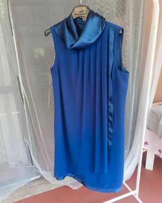 abito da cerimonia blu elettrico 