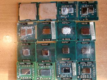 cpu per pc fisso e portatile vari modelli usato