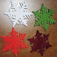 6 sottobicchieri in feltro o gomma crepla