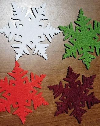 6 sottobicchieri in feltro o gomma crepla