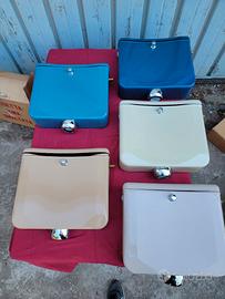 Vaschette per wc in metallo anni 70