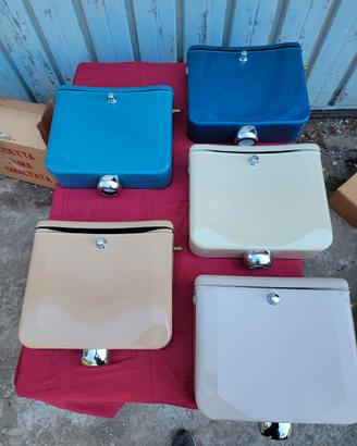 Vaschette per wc in metallo anni 70