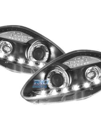 FARI FIAT GRANDE PUNTO 05-08 LUCE DIURNA FONDO NER