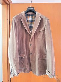 Giacca Uomo in velluto color marrone
