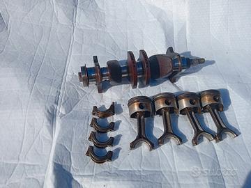 Albero motore con biella e pistoni 112 Abarth 70hp