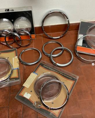 Cornici ghiere fari Harley Davidson