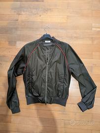 Bomber Master Coat  Verde ricamo drago schiena 