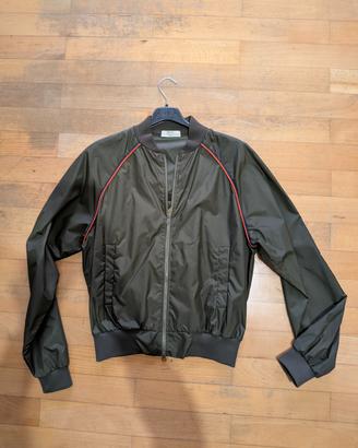 Bomber Master Coat  Verde ricamo drago schiena 