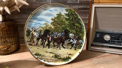 Piatto grande "The Horse Fair"- Limoges 