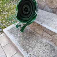 Rete in plastica da orto o cantiere