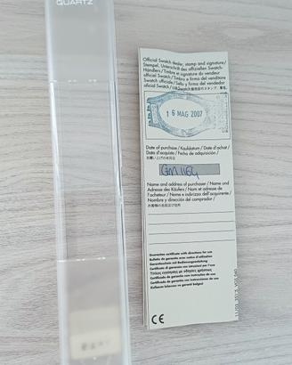 Scatola vuota Swatch  GN164 
