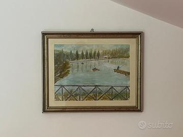 Quadro di Carlo Pietrelli acquerello su carta