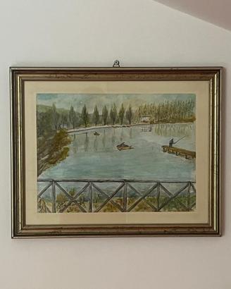 Quadro di Carlo Pietrelli acquerello su carta