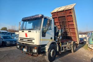 Iveco Eurocargo 180E28 CASSONE RIBALTABILE + GRU
